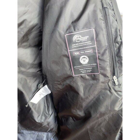 Mondetta Outdoor Project Mid-Length Down Puffer Hooded Jacket Black Women Large - Picture 8 of 9